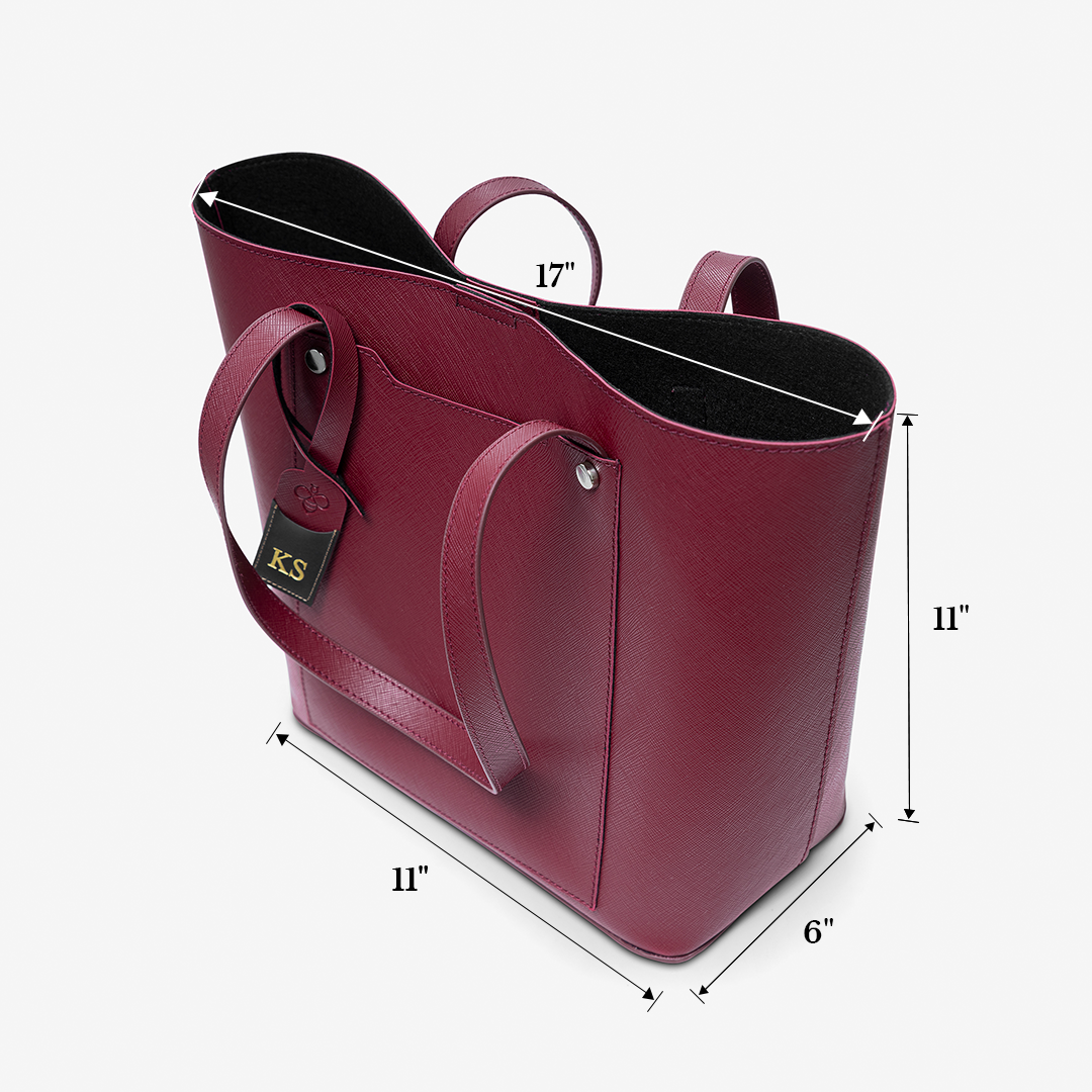 Personalised Classic Tote Bag - Wine