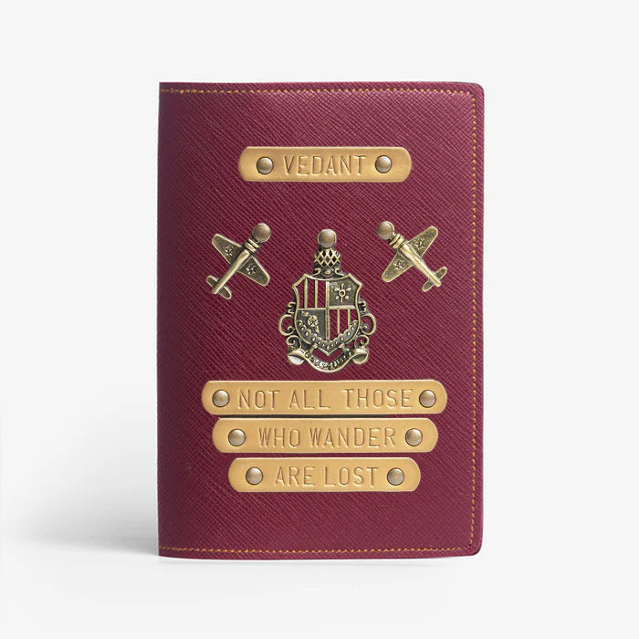 Passport Cover - Not All Those Who Wander Are Lost