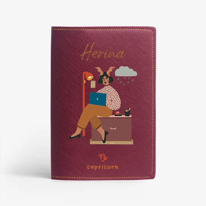 Exclusive Passport Cover - Charming Capricorn