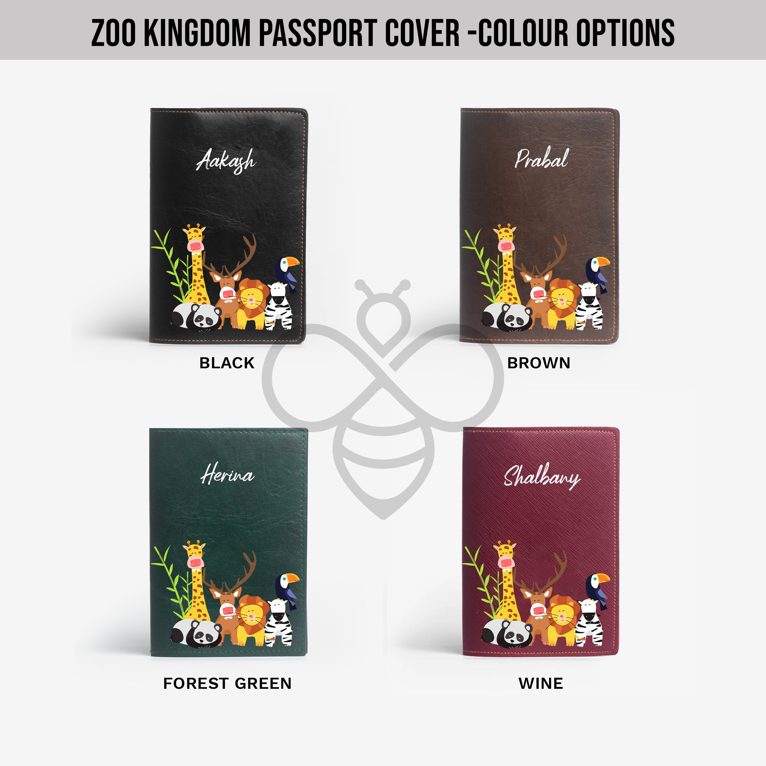 Exclusive Passport Cover - Zoo Kingdom