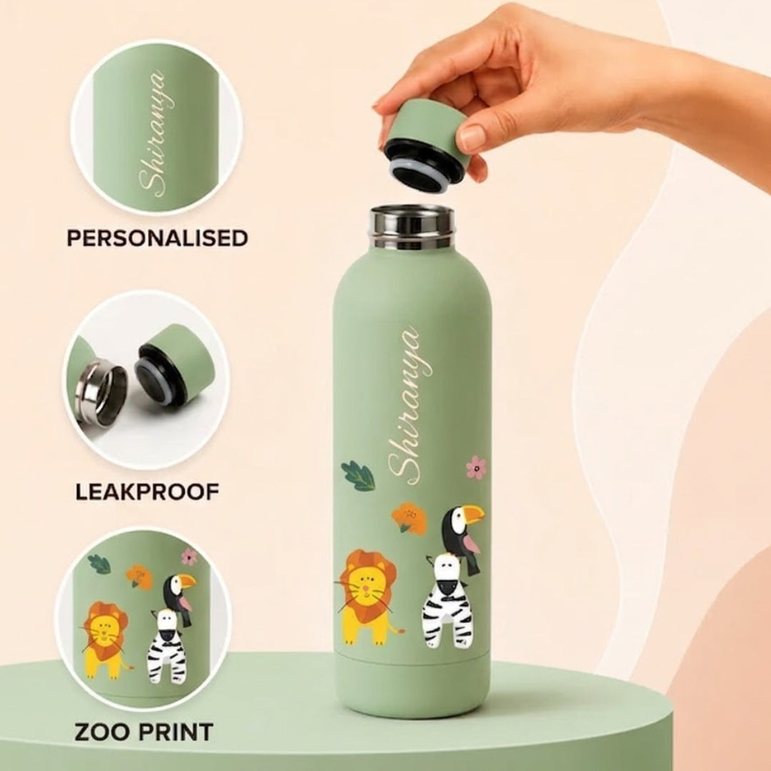 Quench - Personalised Water Bottle - Zoo Kingdom