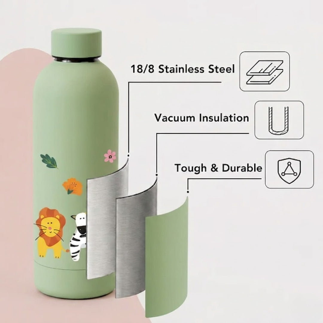 Quench - Personalised Water Bottle - Zoo Kingdom