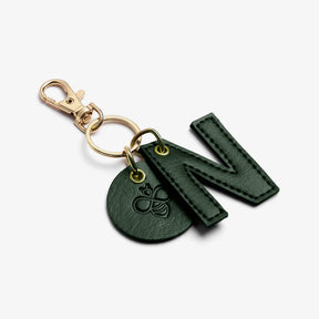 Alphabet Keyrings - Forest Green