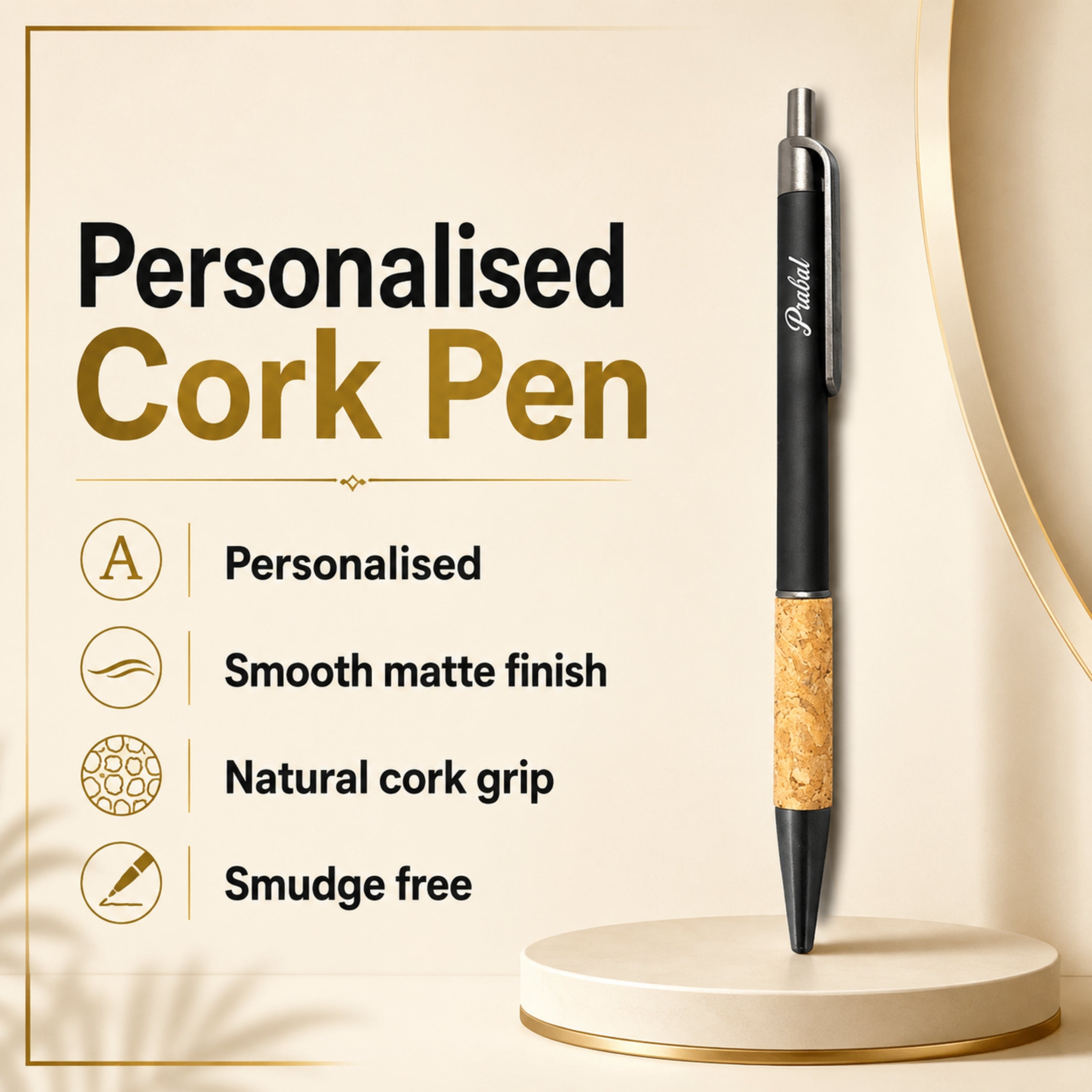 Personalised Cork Pen