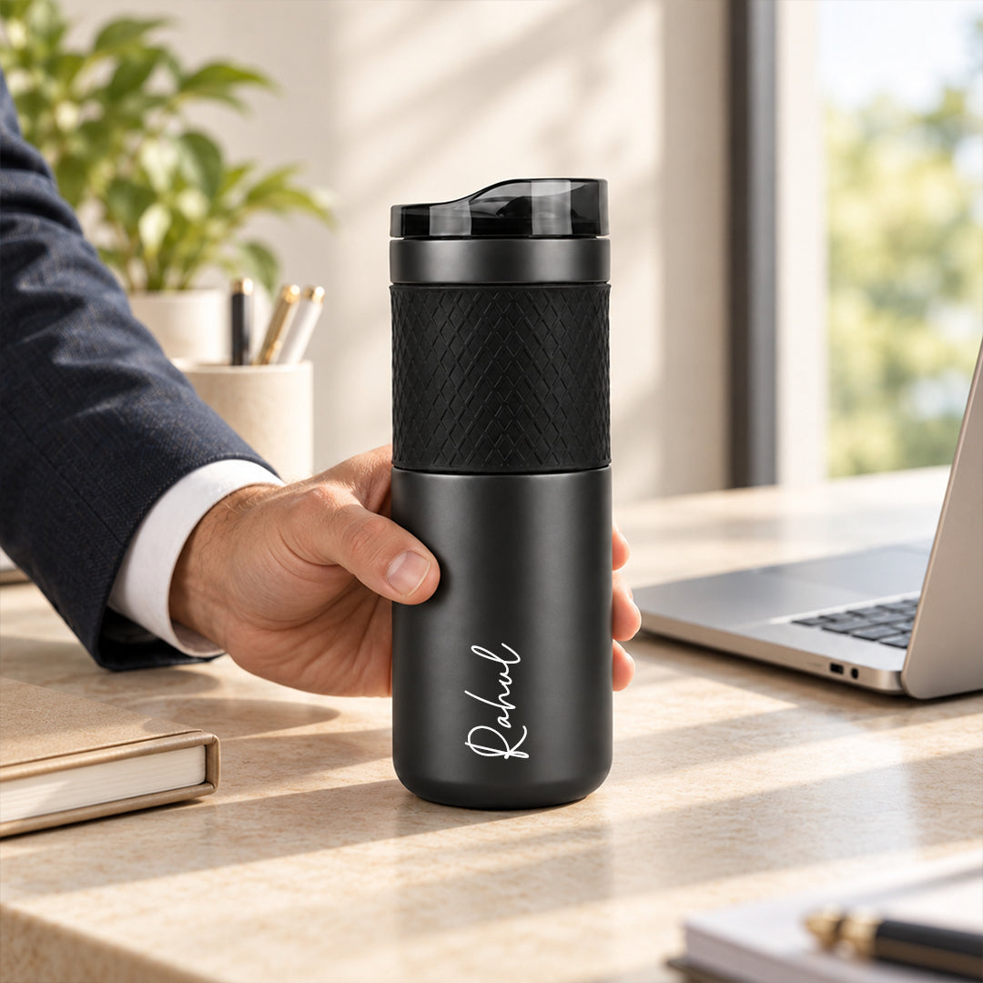 GripLock Insulated Mug – Smoke Grey