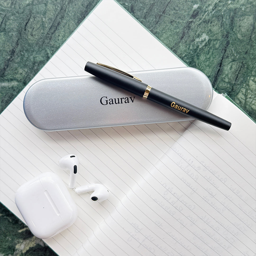 Estilo Personalised Pen - Black