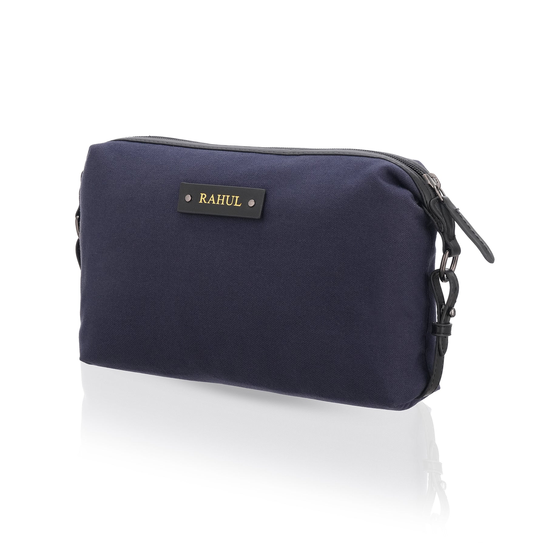Personalised Canvas Pouch - Navy
