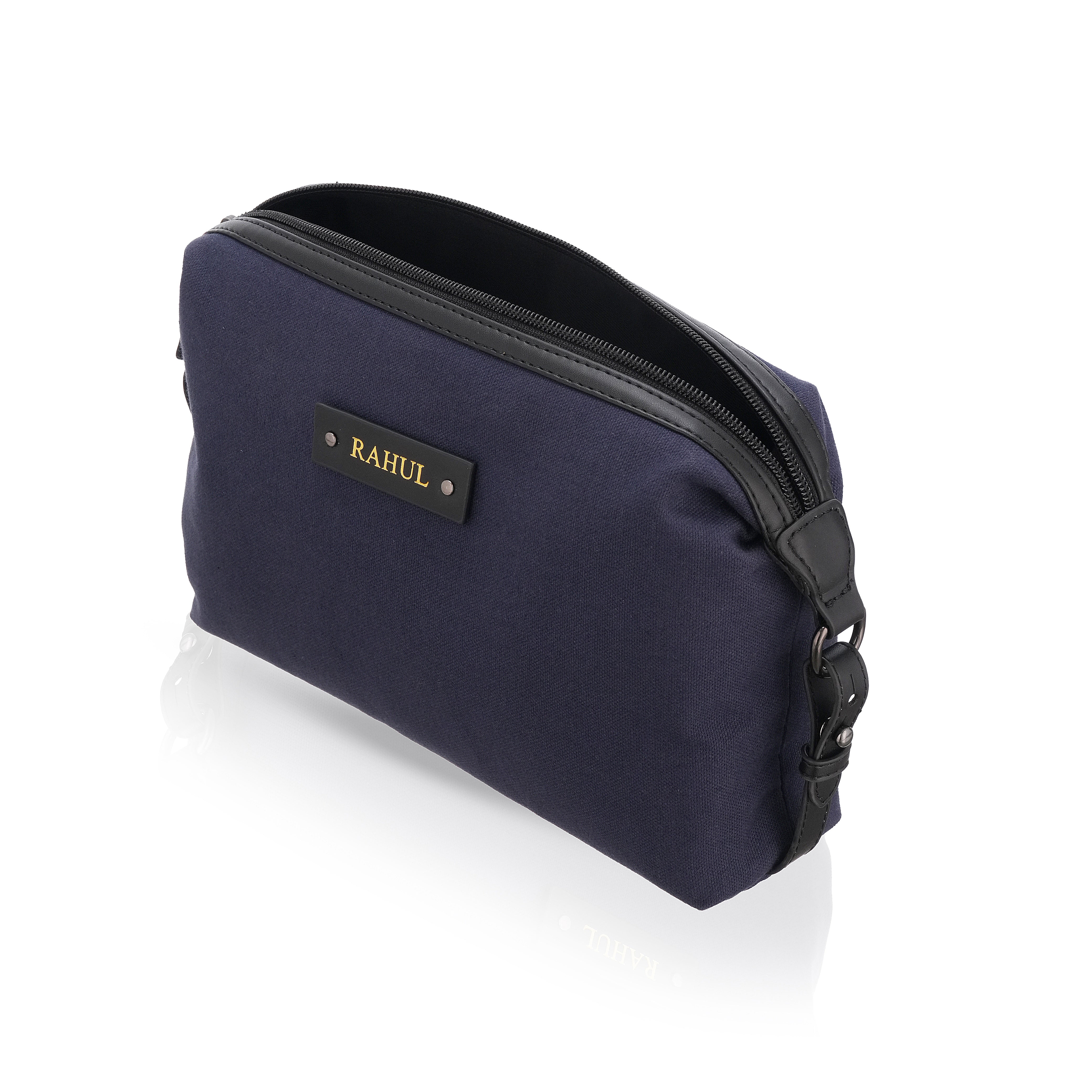 Personalised Canvas Pouch - Navy
