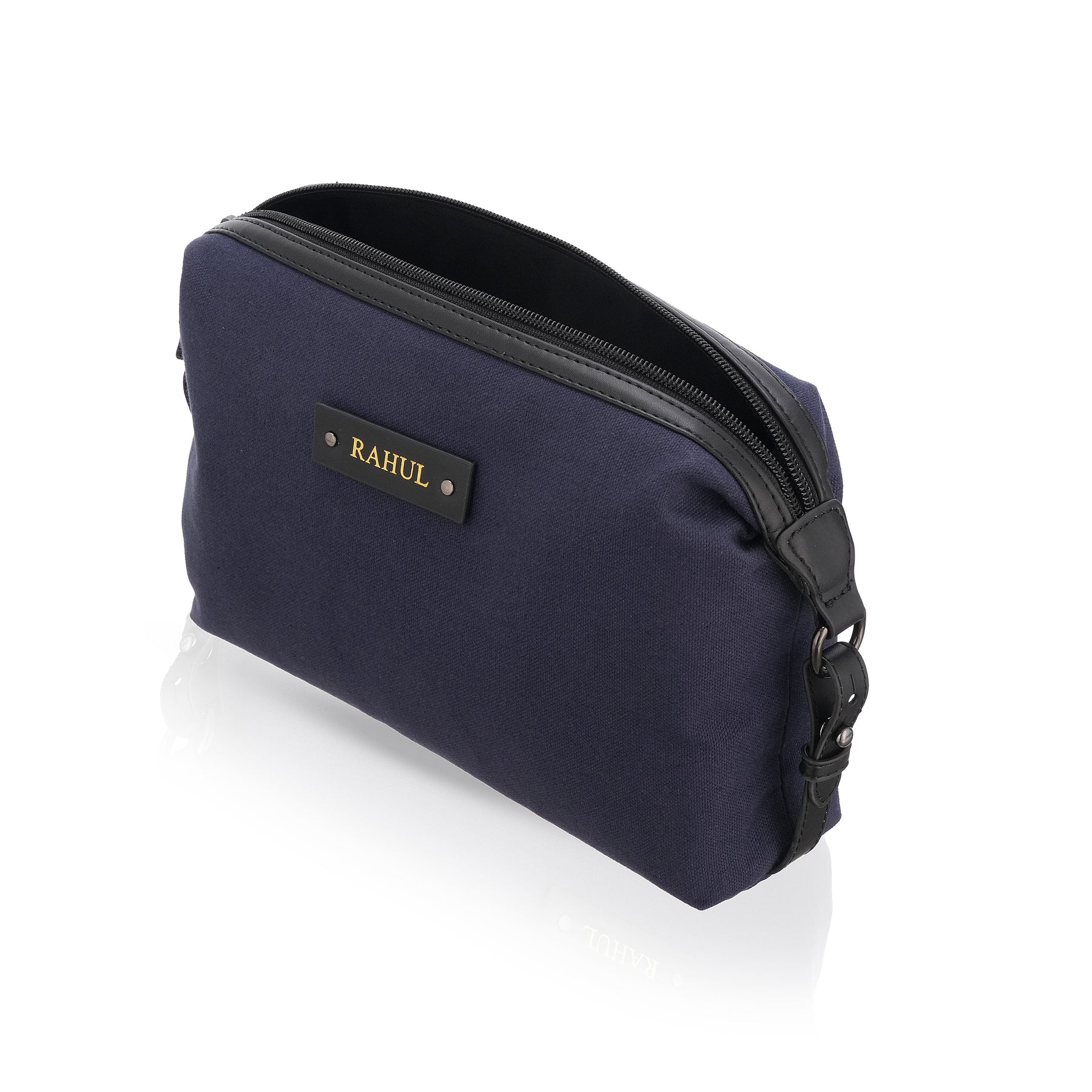 Personalised Canvas Pouch - Navy