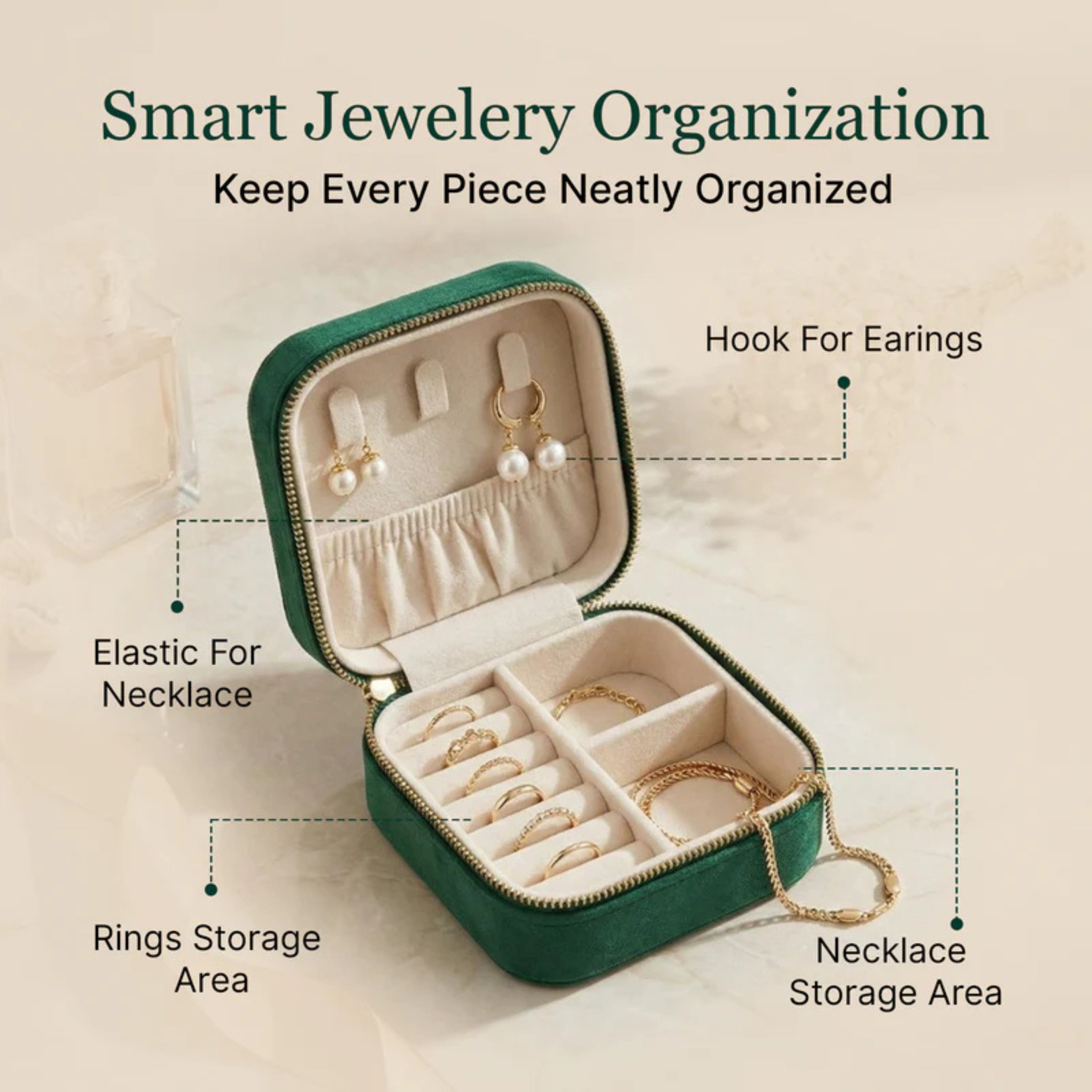 The Beauty & Bling Hamper | Emerald Green