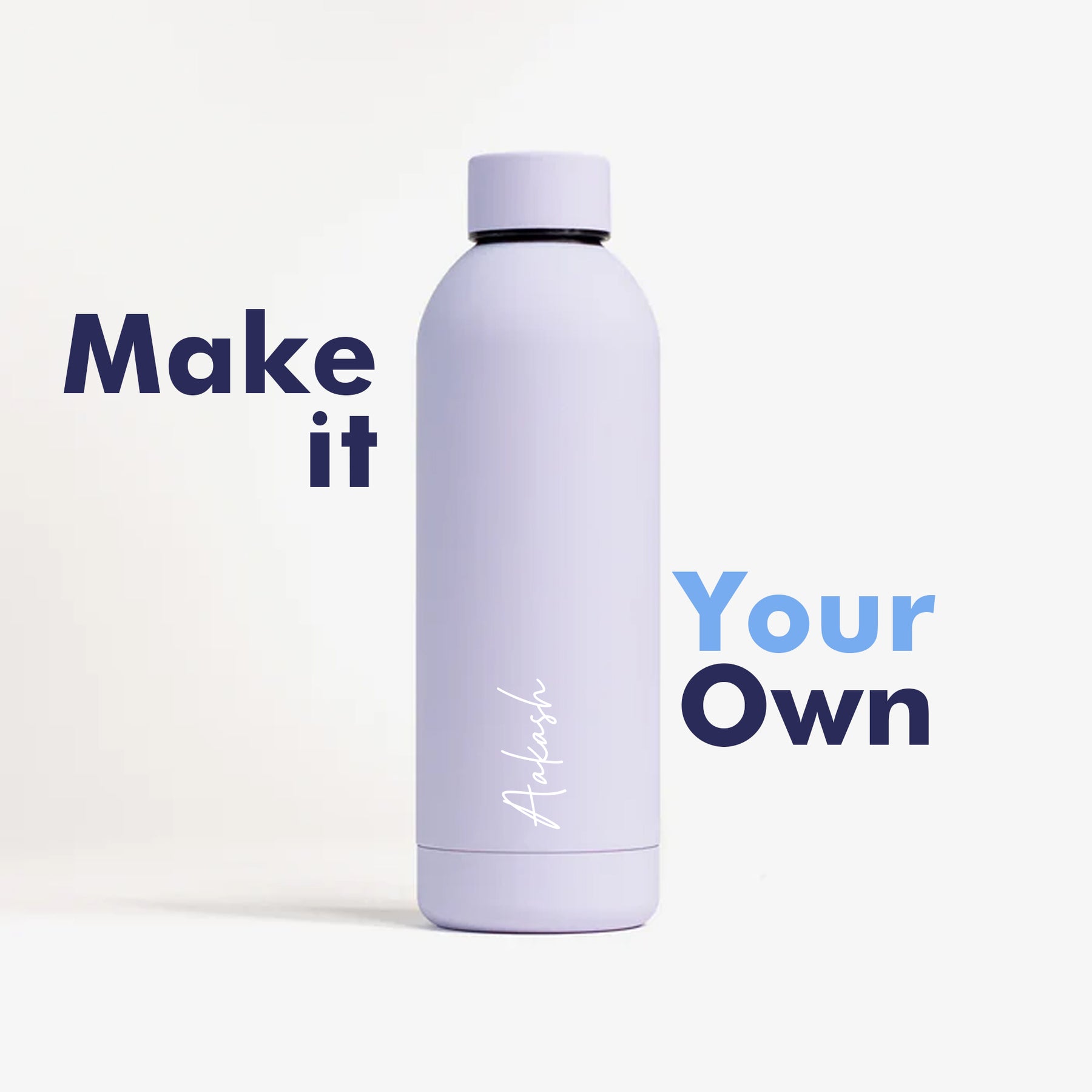 Quench - Personalised Water Bottle - Lilac