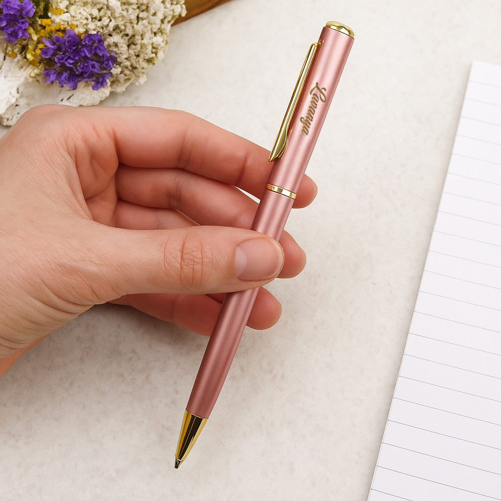Alora Personalised Pen - Pink