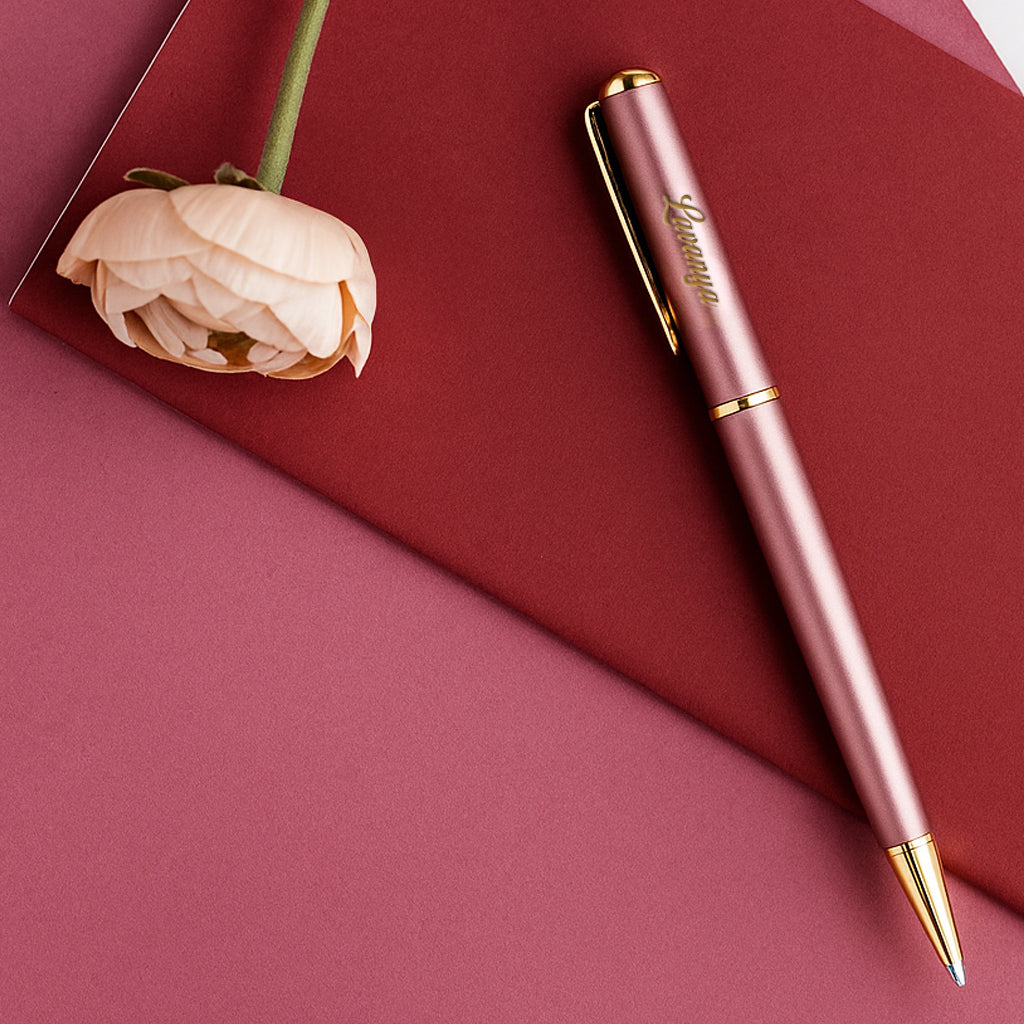 Alora Personalised Pen - Pink