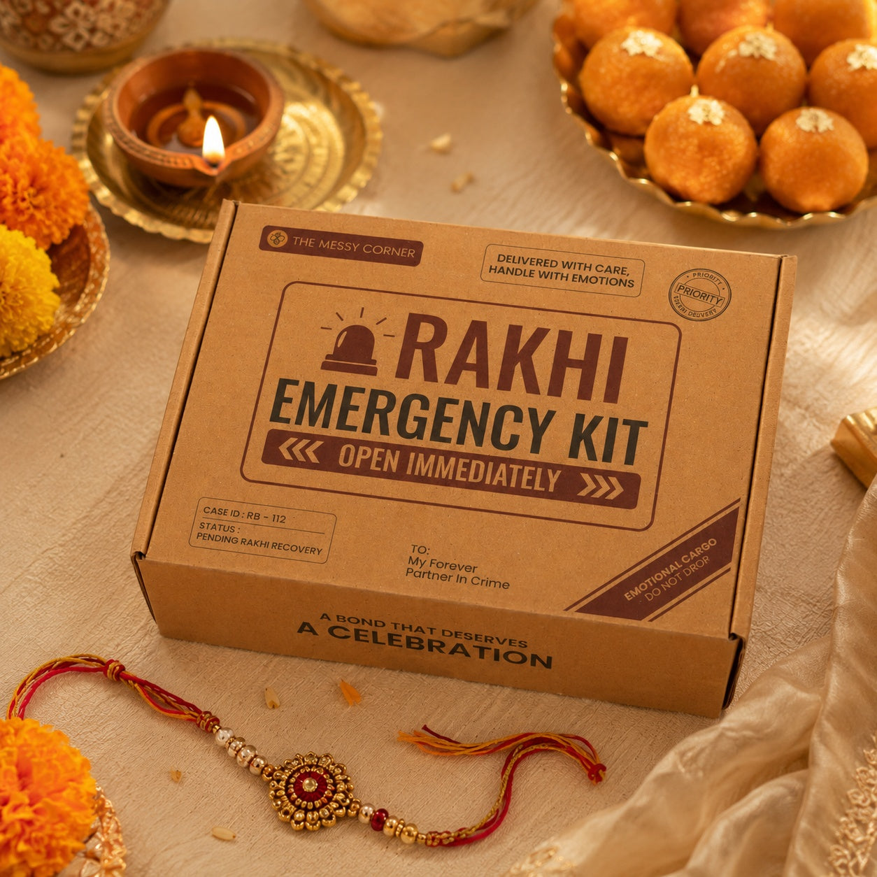 Personalized Self-Care Rakhi Gift Hamper for Sister