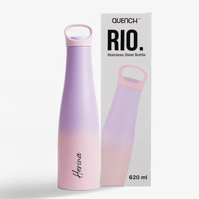 RIO – Premium Personalised Hydration Bottle - Pink Ombre (620 ML)