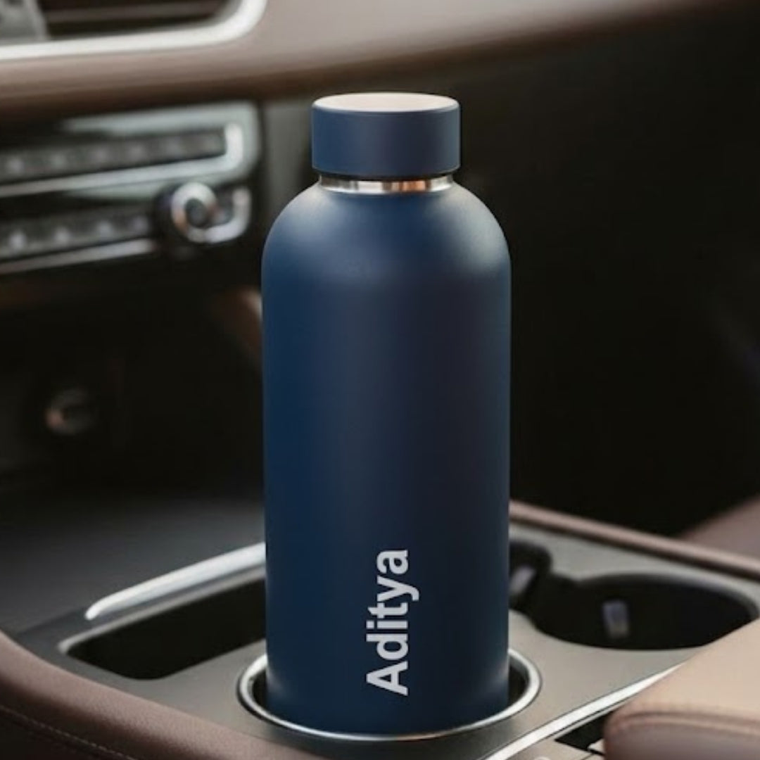 Quench - Personalised Water Bottle - Space Blue