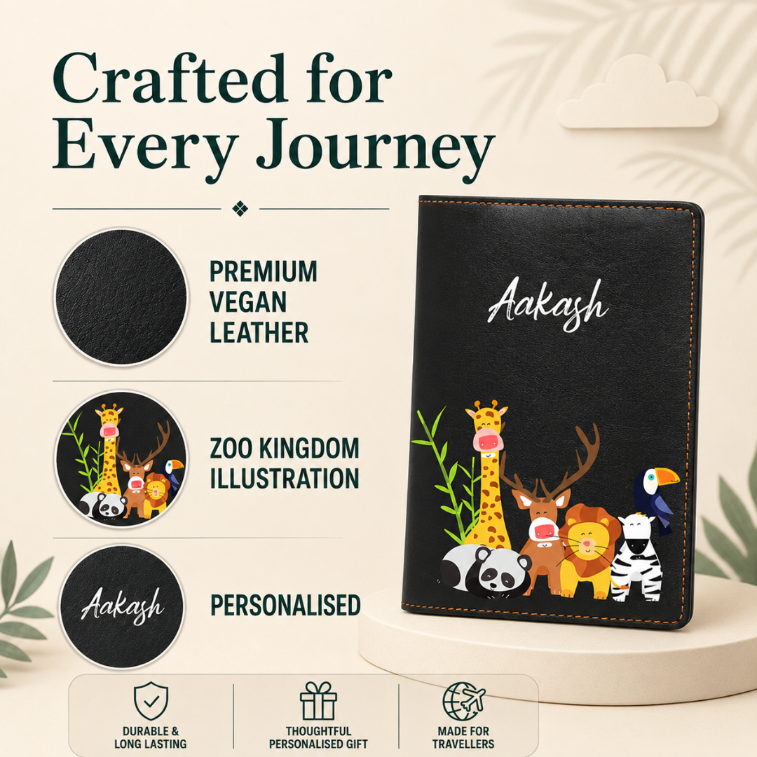 Exclusive Passport Cover - Zoo Kingdom