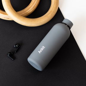 Quench - Personalised Water Bottle - Pebble Grey