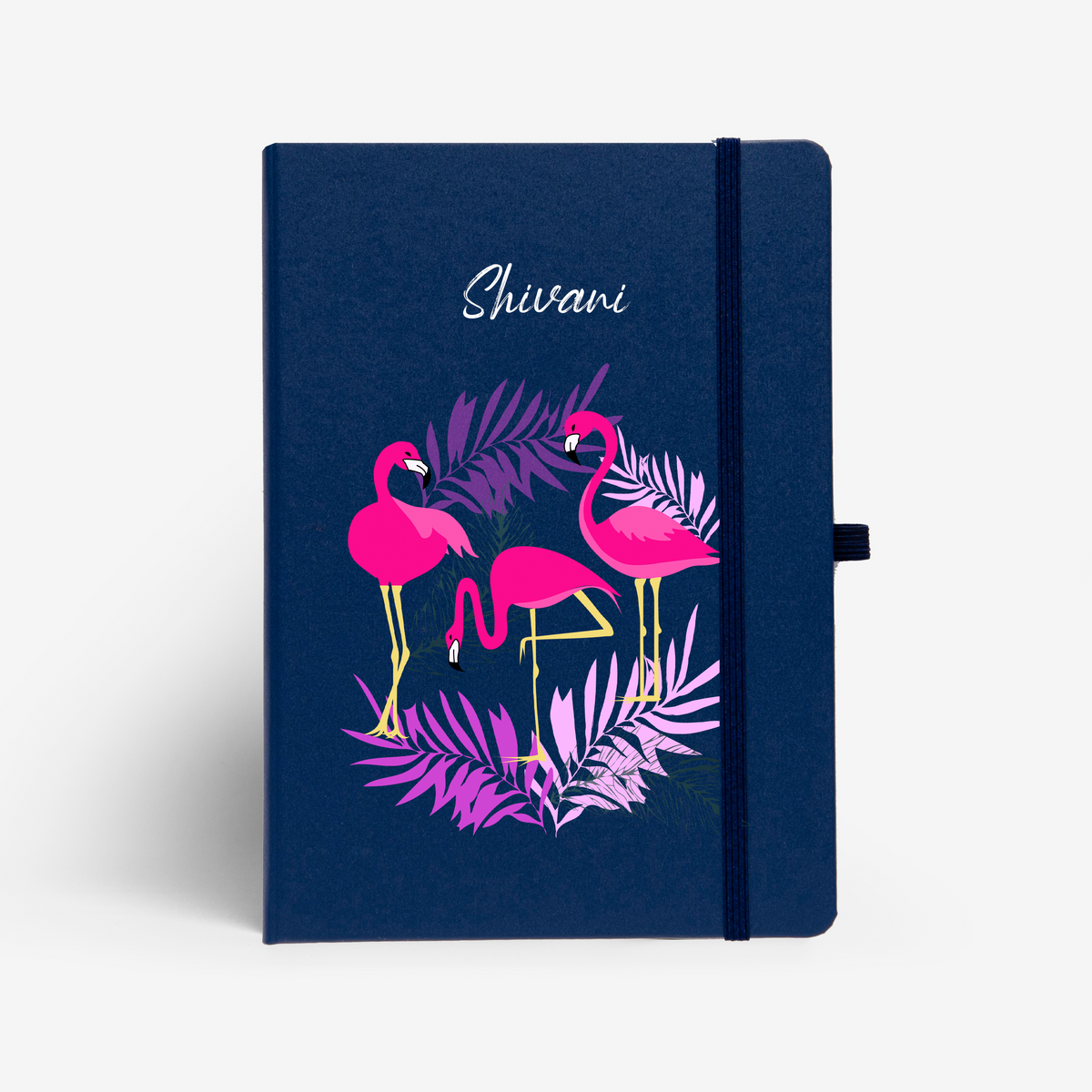 Personalised Hardbound Notebook - Flamingo It