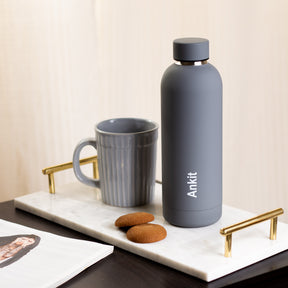 Quench - Personalised Water Bottle - Pebble Grey
