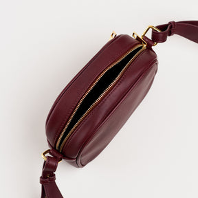 Personalised Luna Crossbody Bag - Wine