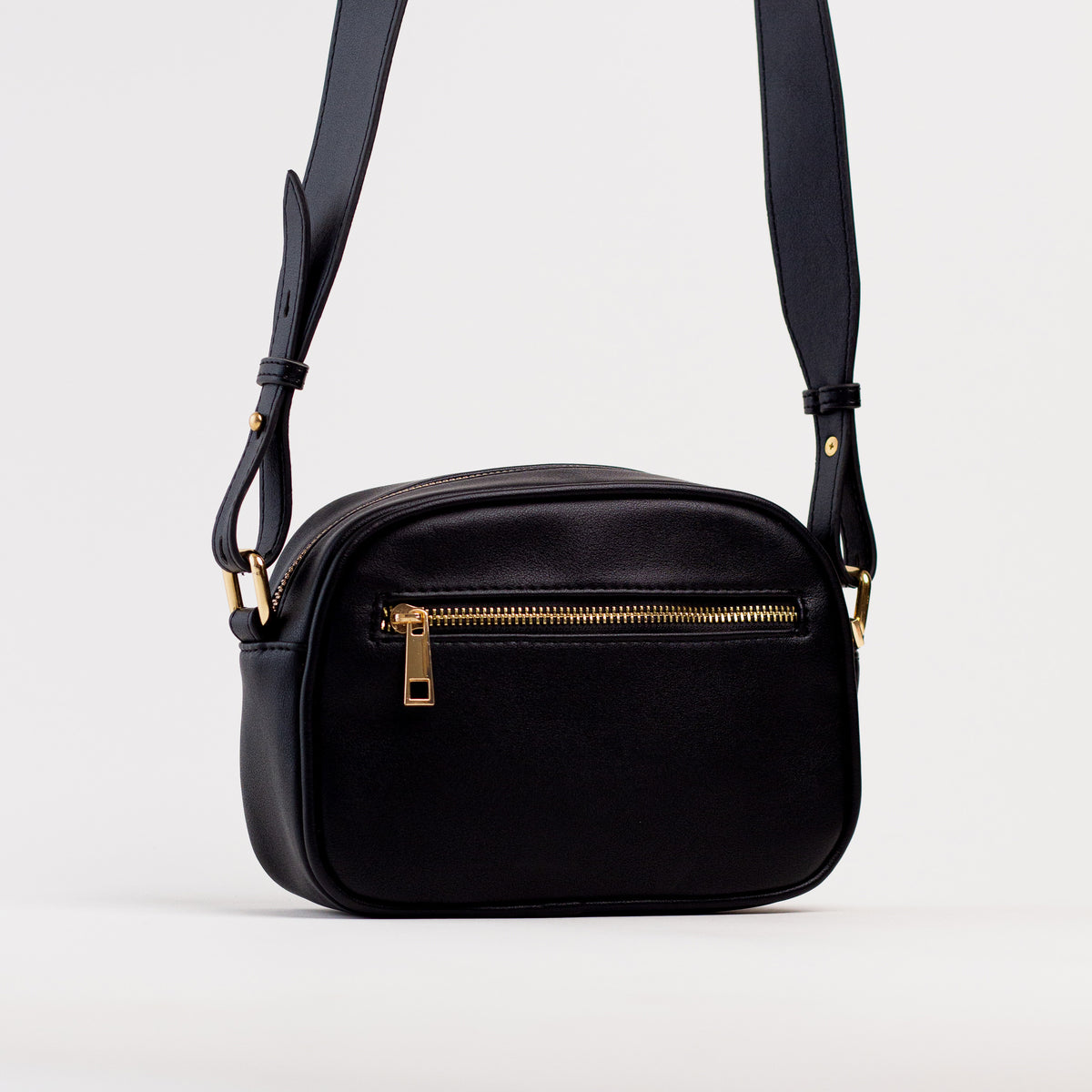 Personalised Luna Crossbody Bag - Black