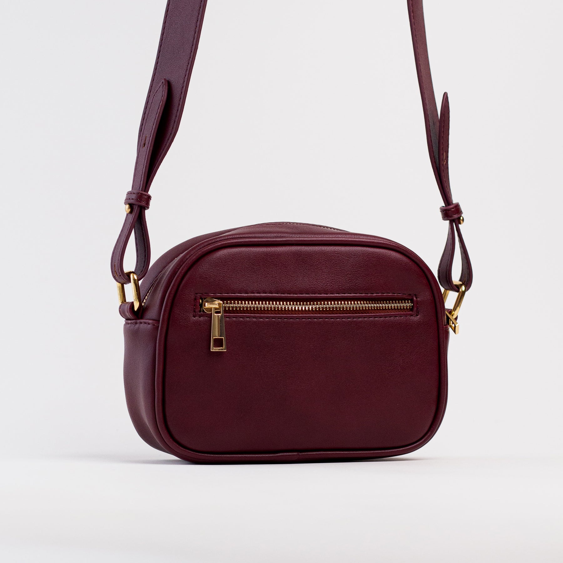 Personalised Luna Crossbody Bag - Wine