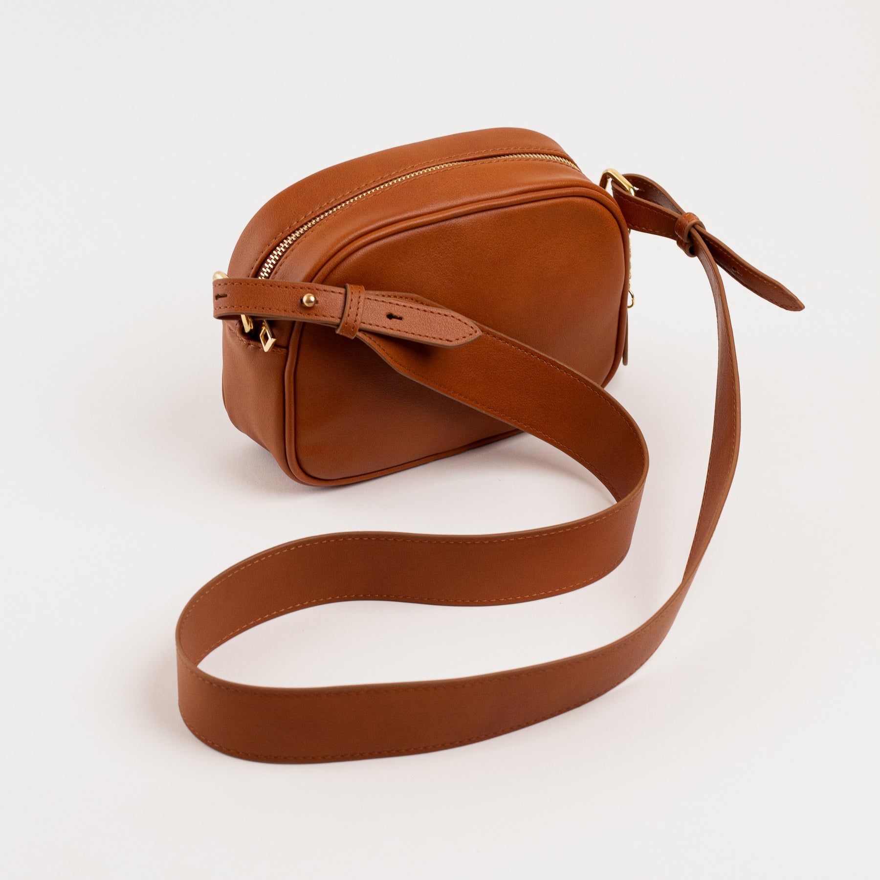 Personalised Luna Crossbody Bag - Tan