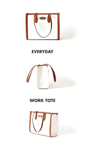 Personalised Everyday Work Tote - White