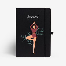 Personalised Hardbound Notebook - Mind Body & Soul