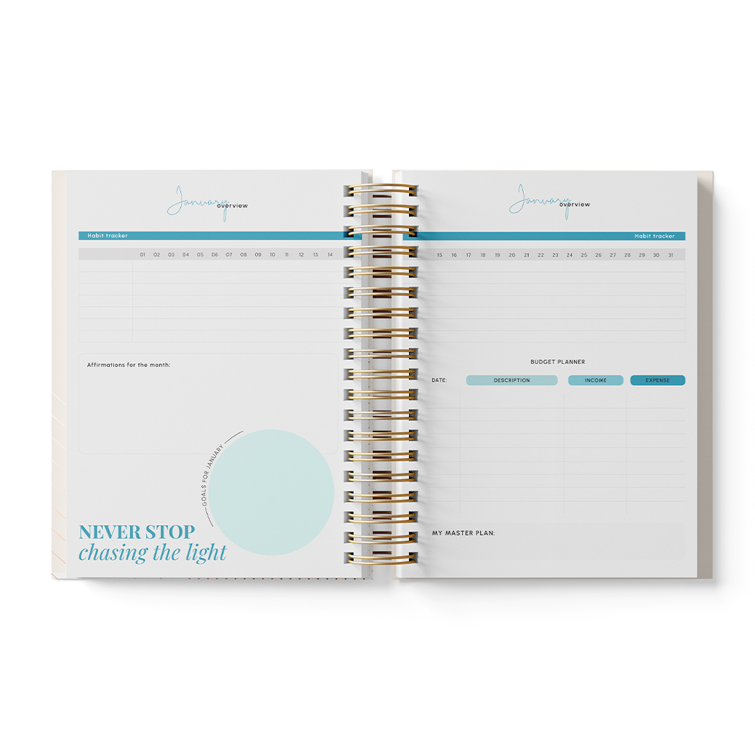 Personalised Good Vibes 2023 Planner- Dated