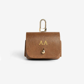 Monogrammed AirPods Pro Cover - Tan