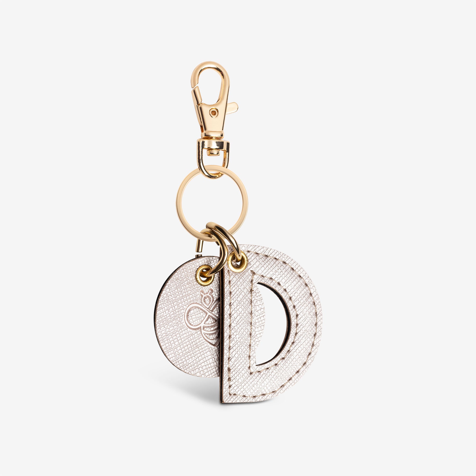 Alphabet Keyrings - Rose Gold