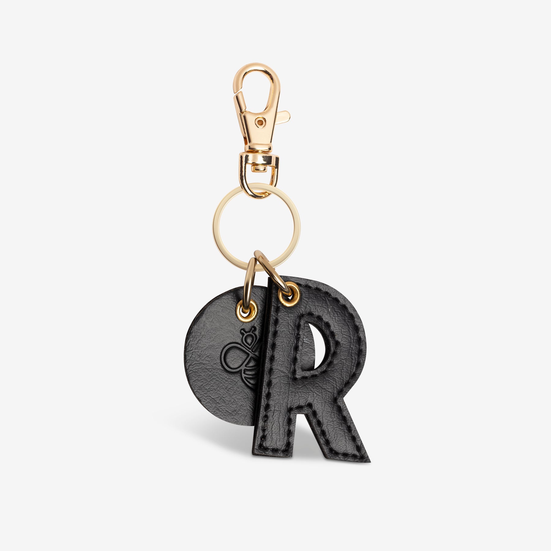 Alphabet Keyrings - Black