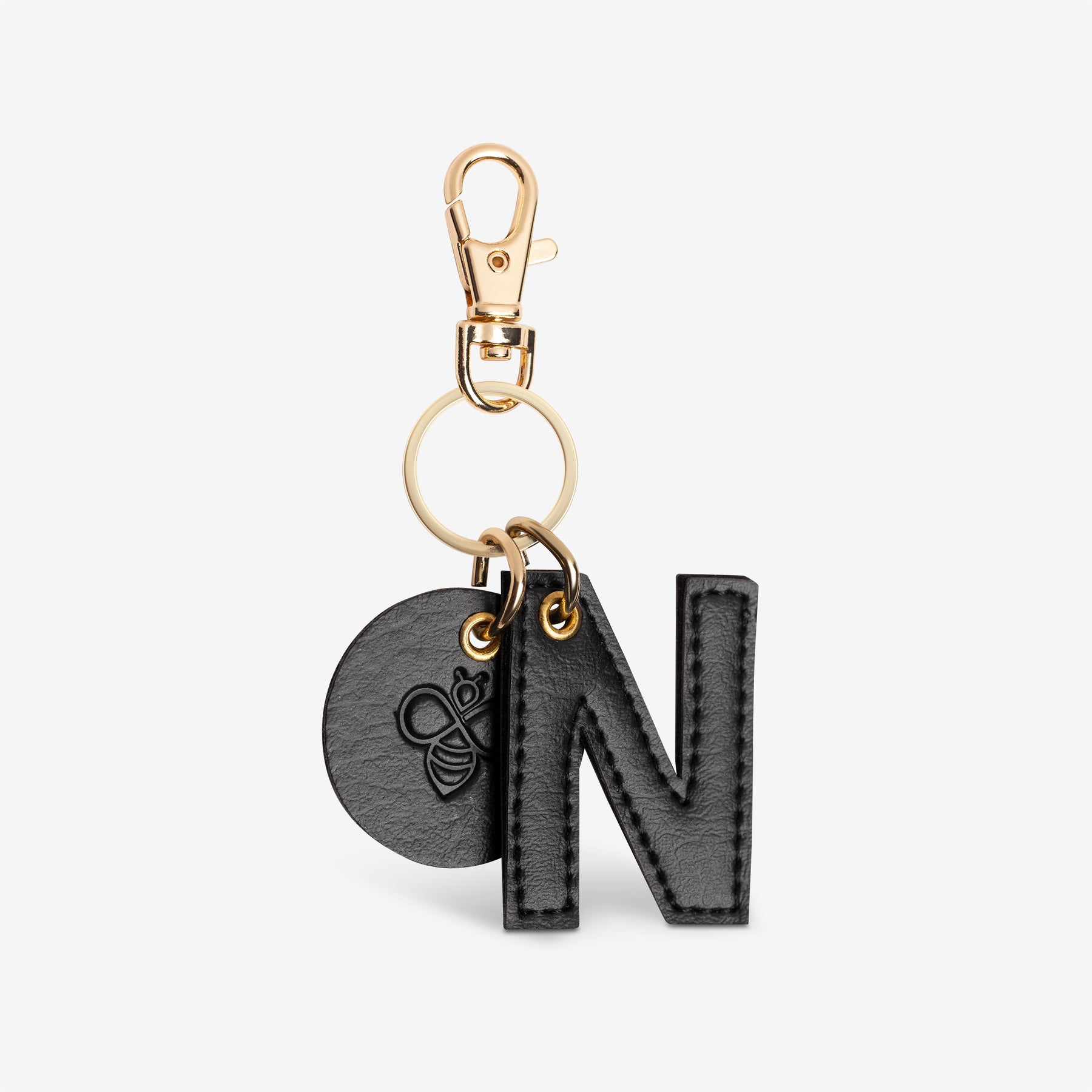 Alphabet Keyrings - Black