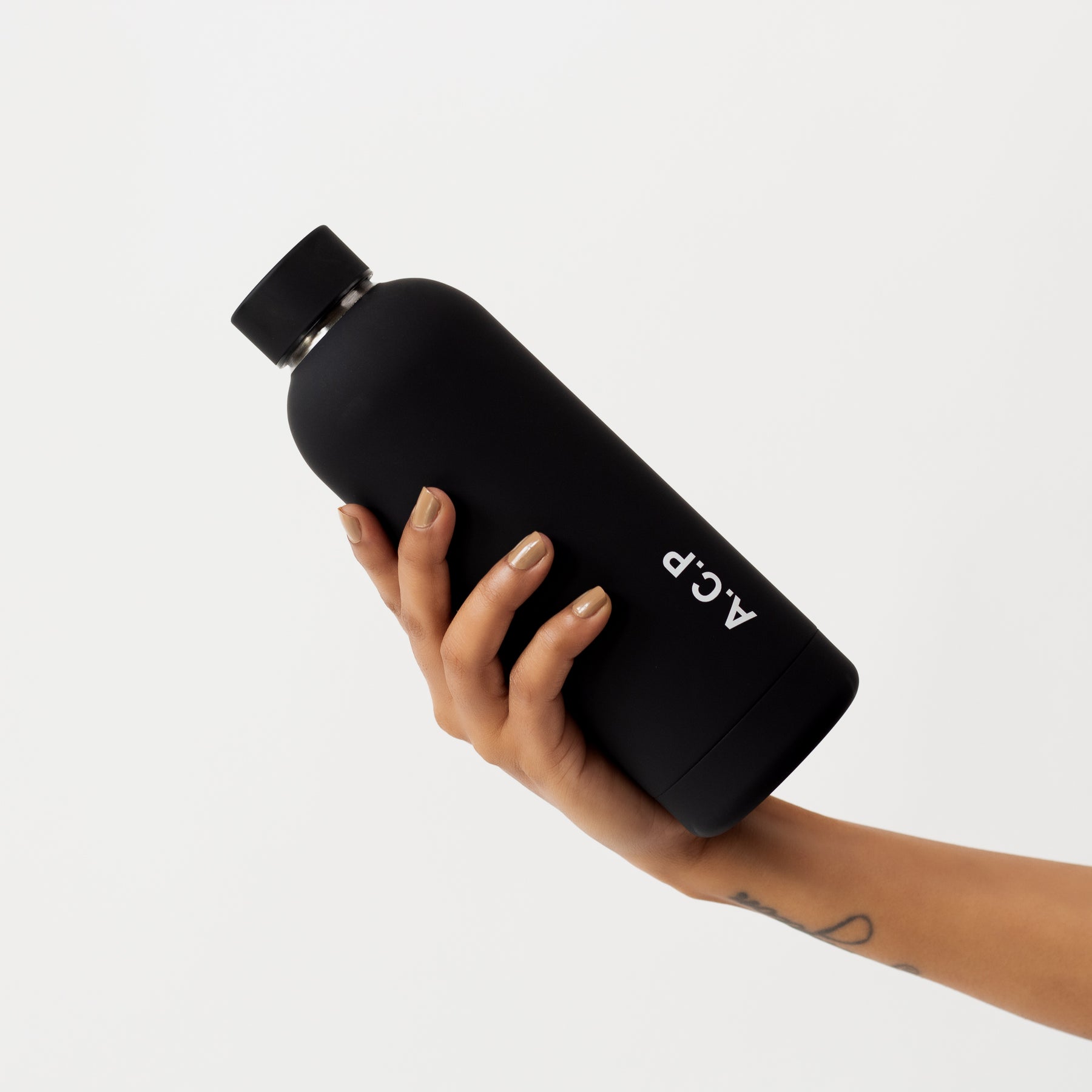 Quench - Personalised Water Bottle - Black