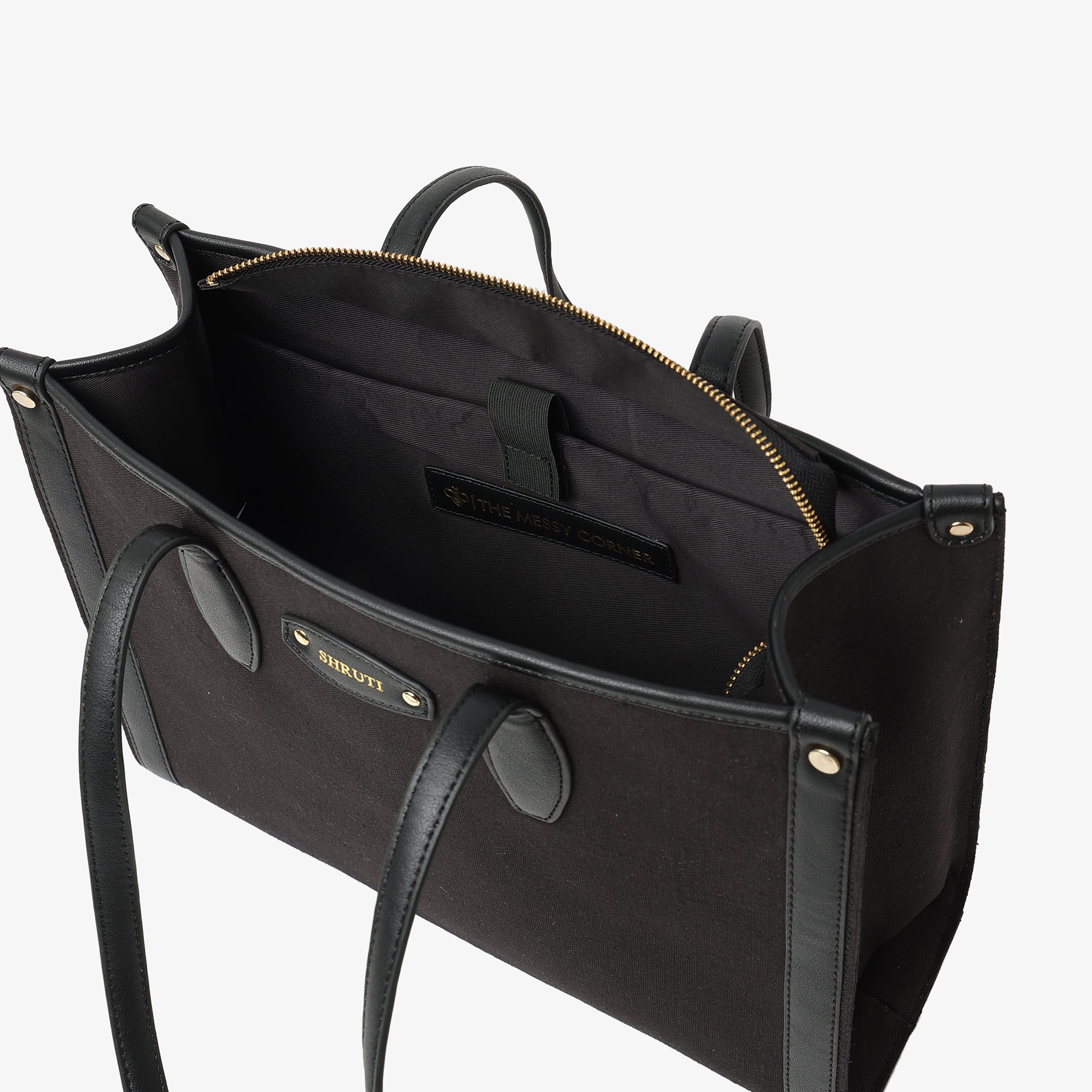 Personalised Everyday Work Tote - Black