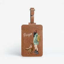 Personalised Luggage/Baggage Tag - Backpacker