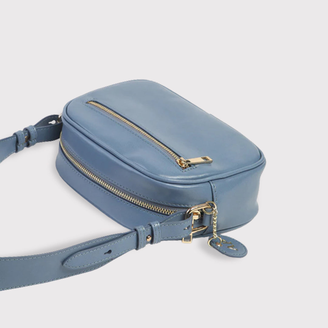 Personalised Luna Crossbody Bag - Blue