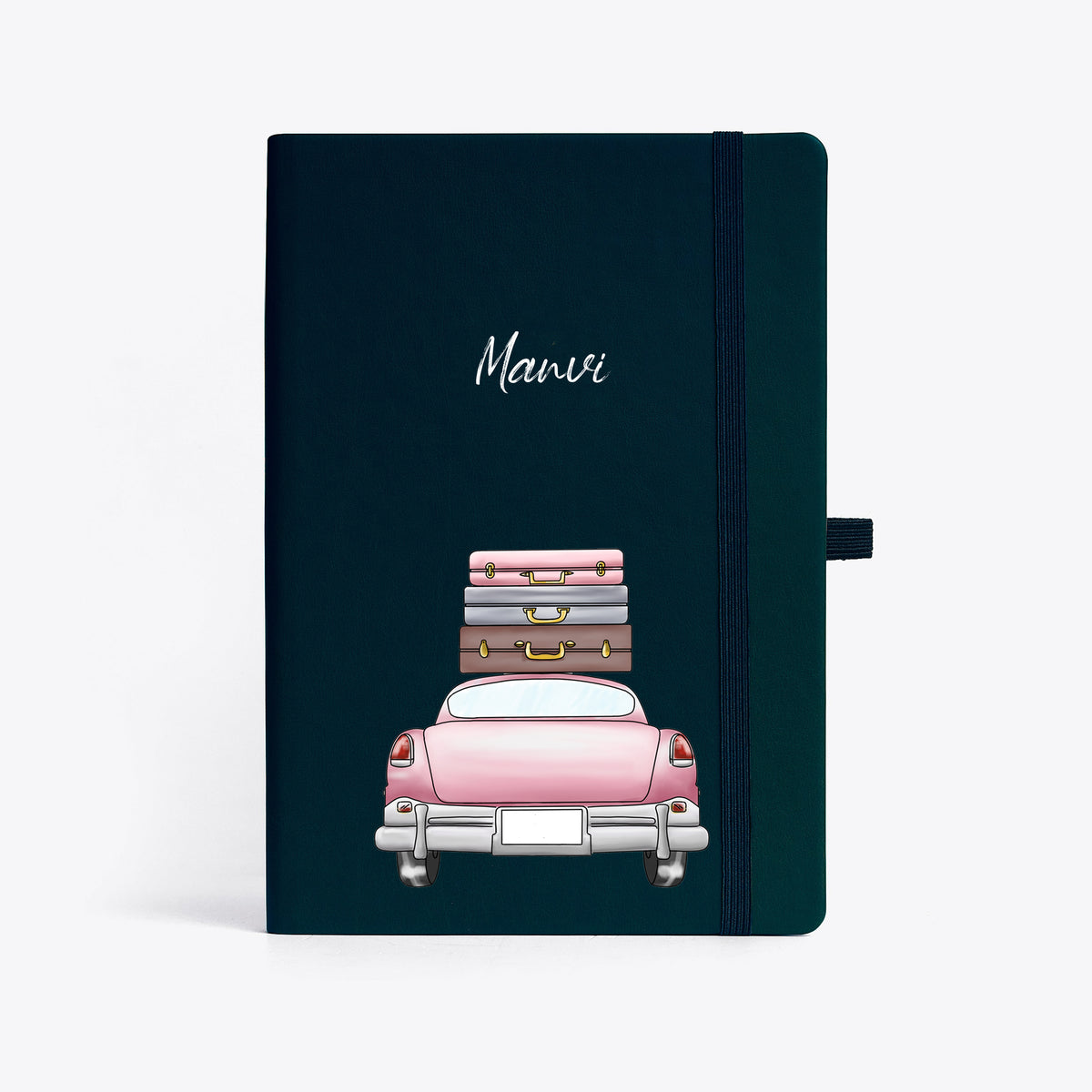 Personalised Hardbound Notebook - Road Tripping