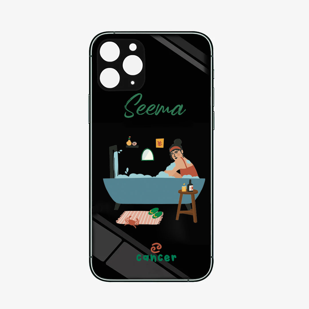 Personalised Glass Phone Cover - Compassionate Cancer