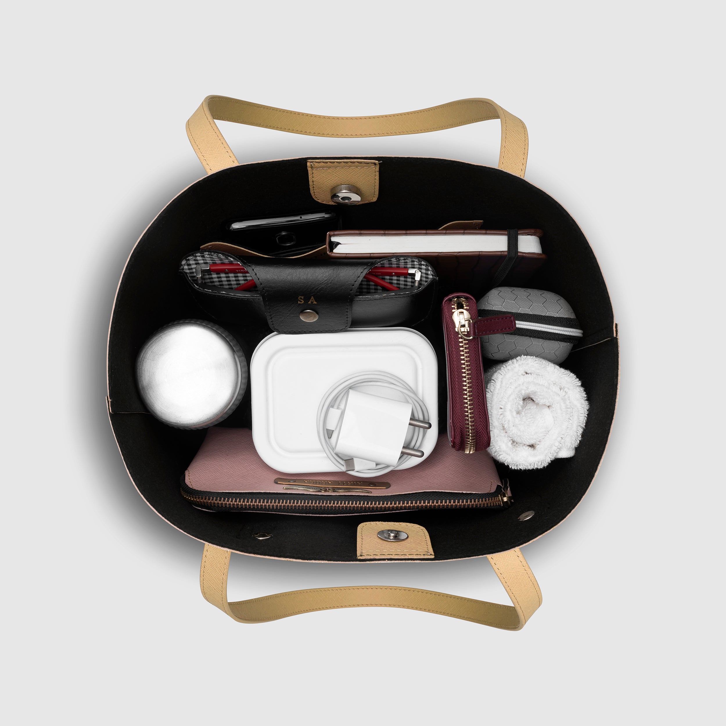 Personalised Classic Tote Bag - Beige