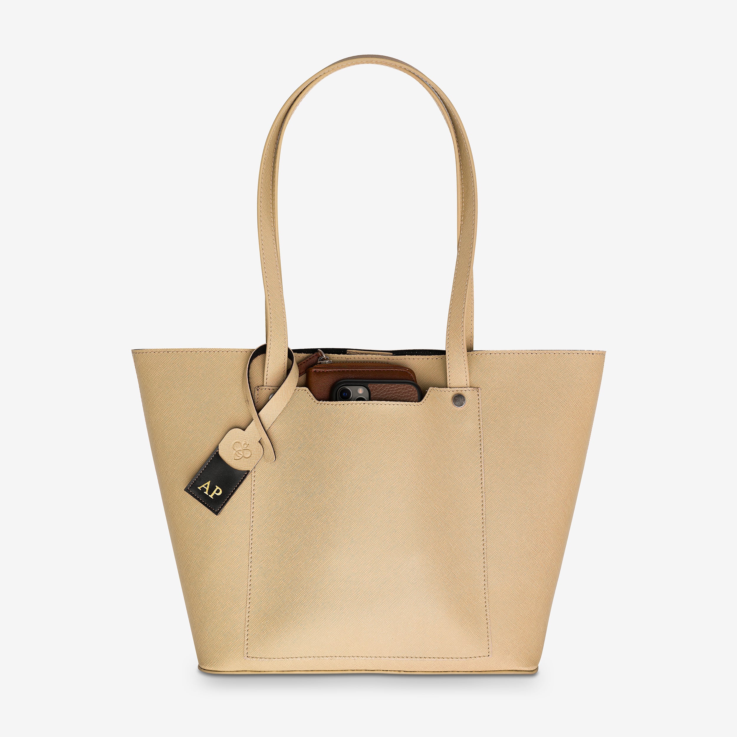 Personalised Classic Tote Bag - Beige