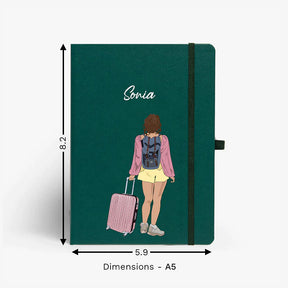 Personalised Hardbound Notebook - Explorer