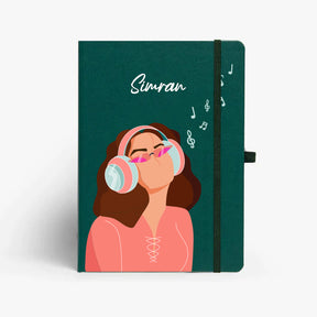 Personalised Hardbound Notebook - Unplugged