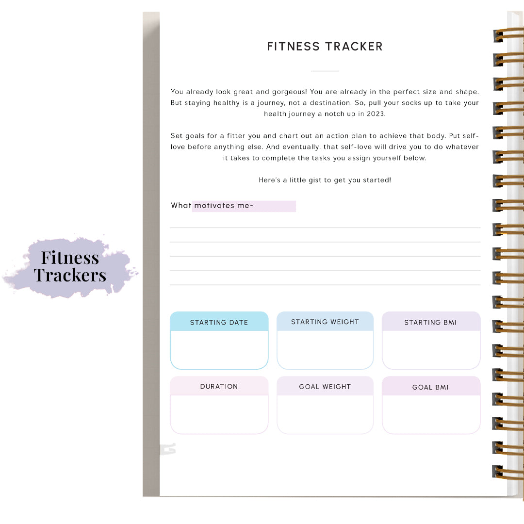 Personalised Good Vibes 2023 Planner- Dated