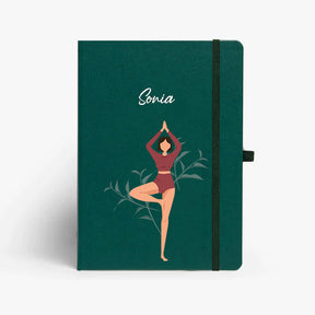 Personalised Hardbound Notebook - Mind Body & Soul