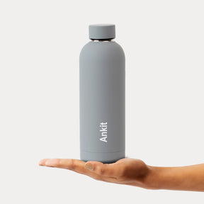 Quench - Personalised Water Bottle - Pebble Grey