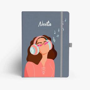 Personalised Hardbound Notebook - Unplugged