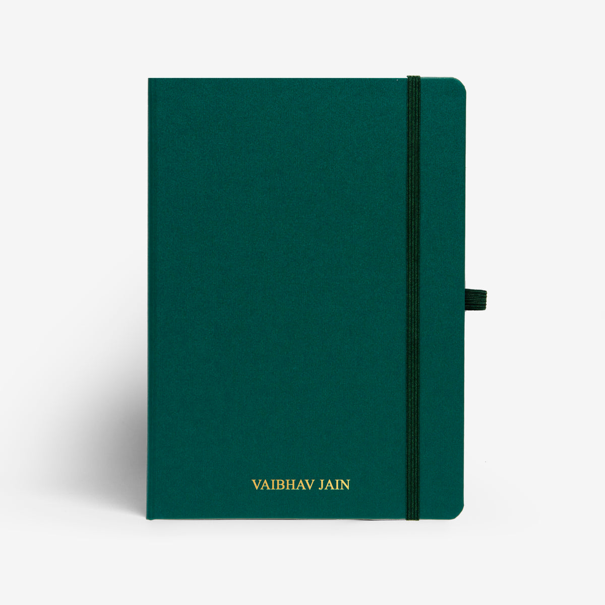 Personalised Hardbound Notebook - Green